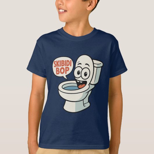 Skibidi Bop Yes Yes Funny Skibidi Toilet T-shirt (Voorkant)