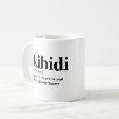Skibidi-definitie Koffiemok (Voorkant links)