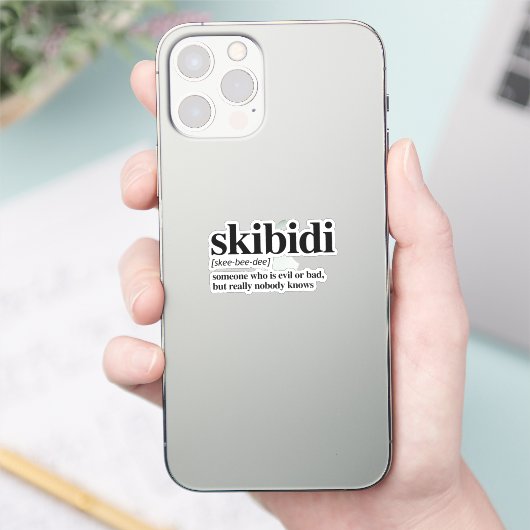 Skibidi-definitie Sticker (Telefoon)