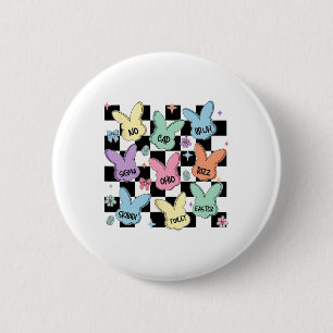 Skibidi Easter Egg Hunt Day Funny No Pet Rizz Meme Ronde Button 5,7 Cm