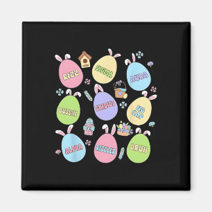 Skibidi Paasdag Egg Hunt Funny No Pet Rizz Meme Magneet