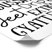 Skibidi Rizz Funny Kids Rizz Bussin Gen Z Christma Poster (Hoek)