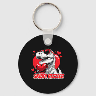 Skibidi Rizzler Trex Valentijnsmeme Grappige Cadea Sleutelhanger