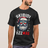 Skibidi Rizzmas Christmas Rizz Santa Claus Charism T-shirt (Voorkant)