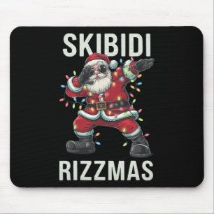 Skibidi Rizzmas Christmas Santa Claus Merry Rizz M Muismat