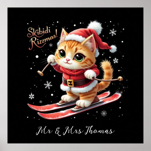 Skibidi Rizzmas De ultieme grappige kerstmeme Poster (Voorkant)