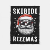 Skibidi Rizzmas Fleece Deken (Voorkant)