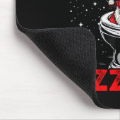 Skibidi Rizzmas Funny Santa Toilet White Elephant Muismat (Hoek)