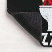 Skibidi Rizzmas Funny Toilet Santa Claus Christmas Muismat (Hoek)