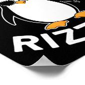 Skibidi Rizzmas Grappig Kerstfeest Seizoen P Poster (Hoek)