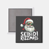 Skibidi Rizzmas Grappige Gen Alpha Slaag Kerstmis  Magneet (Voorkant / Achterkant)