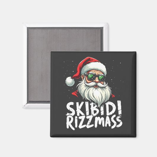 Skibidi Rizzmas Grappige Gen Alpha Slaag Kerstmis  Magneet (Voorkant / Achterkant)