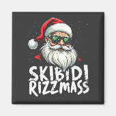 Skibidi Rizzmas Grappige Gen Alpha Slaag Kerstmis  Magneet (Voorkant)