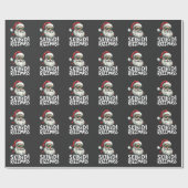 Skibidi Rizzmas Grappige Gen Alpha Slang Kerstmis Cadeaupapier (Vlak)