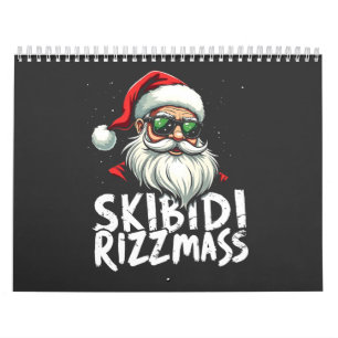 Skibidi Rizzmas Grappige Gen Alpha Slang Kerstmis Kalender