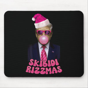 Skibidi Rizzmas Kerst Roze Trump Bubble Gum Ch Muismat