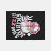 Skibidi Rizzmas Kerst Xmas Mannen Vrouwen Kinder Z Fleece Deken (Voorkant (Horizontaal))