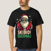Skibidi Rizzmas Kerstman Charismas T-shirt (Voorkant)