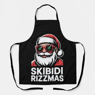Skibidi Rizzmas Kerstman Kerst Rizz Kerst Vakantie Schort