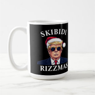 Skibidi Rizzmas maken kerst weer geweldig Kerstmis Koffiemok