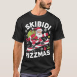 Skibidi Rizzmas Santa Clause Schaatsplank Rizz T-shirt<br><div class="desc">Skibidi Rizzmas Santa Clause Schaatbord Rizz Vakantie</div>