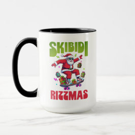 Skibidi Rizzmas Santa on his Skate Mok