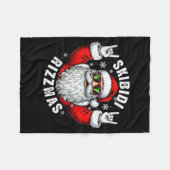 Skibidi Rizzmas Santa Sungles Funny Christmas Men Fleece Deken (Voorkant (Horizontaal))