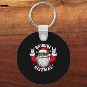 Skibidi Rizzmas Santa Sungles Funny Christmas Men  Sleutelhanger (Voorkant)