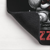 Skibidi Rizzmas Vintage Vrolijk Kerstfeest Santa S Muismat (Hoek)