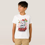  Skibidi Sleigh Bells gen Alpha meme Christmas T-shirt (Voorkant volledig)