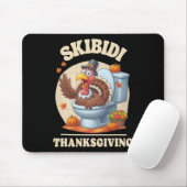 Skibidi Thanksgiving Funny Meme Skibidi Toilet Tur Muismat (Met muis)