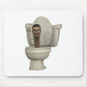 Skibidi toilet grappige mousepad muismat (Voorkant)