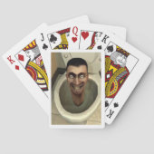 skibidi toilet pokerkaarten (Achterkant)