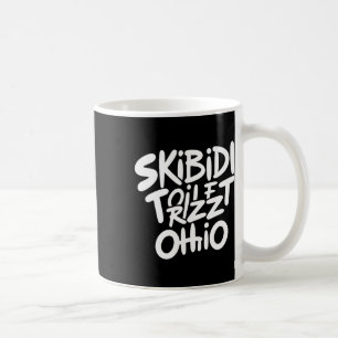 Skibidi Toilet Rizz Ohio Grappige meme Retro Vinta Koffiemok