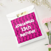 Skibidi Toilet Roze Verjaardagsfeest Bedankzakje (Gezegeld)