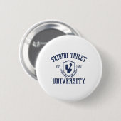Skibidi Toilet Universiteit Grappig Skibidi Meme Ronde Button 5,7 Cm (Voorkant /achterkant)