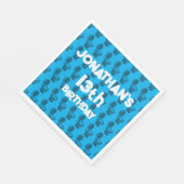 Skibidi Toilet Verjaardag Uitnodiging Servet (Hoek)