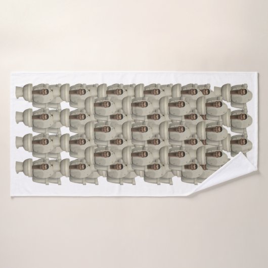 Skibidi toilethanddoek badhanddoek (Badhanddoek)