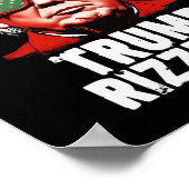 Skibidi Trump Rizzmas Christmas Rizz Santa Claus C Poster (Hoek)