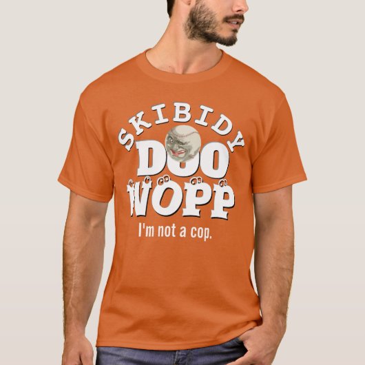 Skibidy Doo Wopp, ik ben geen agent T-shirt (Voorkant)