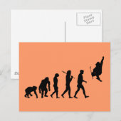 Skiboarding Evolution of skiboards truc ski Gift Briefkaart (Voorkant / Achterkant)