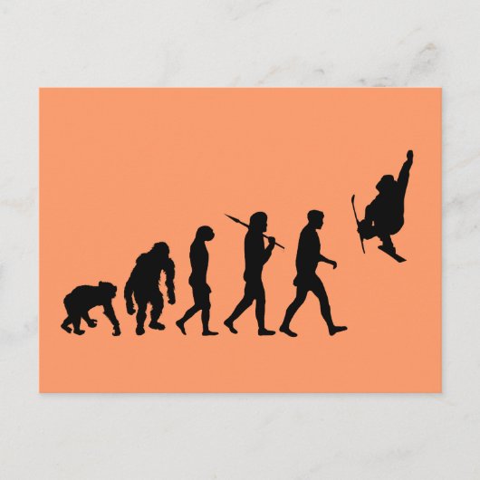 Skiboarding Evolution of skiboards truc ski Gift Briefkaart (Voorkant)
