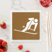 Skibord Papieren servetten (Insitu)