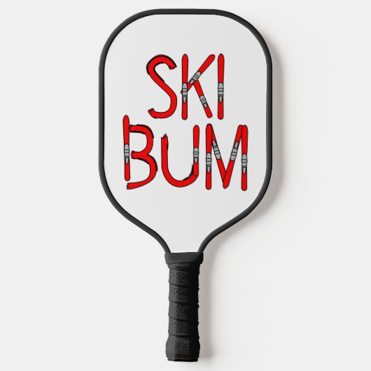 Skibumski's Pickleball Paddle (Achterkant)