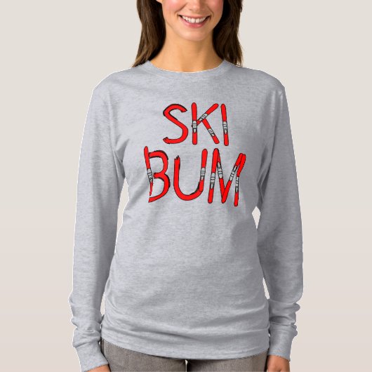 Skibumski's T-shirt (Voorkant)