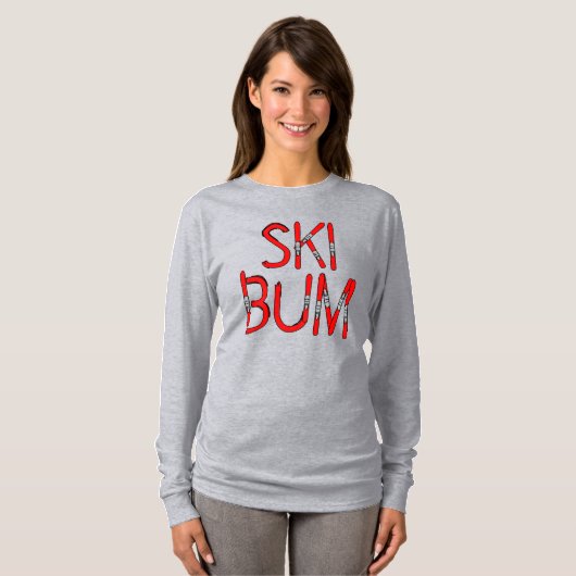 Skibumski's T-shirt (Voorkant volledig)