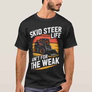 Skid Loader Bouw Tactisch Nut Trots T-shirt