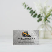 skid steer | bouwvoertuig | aannemer visitekaartje (Staand voorkant)