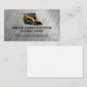 skid steer | bouwvoertuig | aannemer visitekaartje (Voorkant / Achterkant)