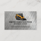 skid steer | bouwvoertuig | aannemer visitekaartje (Voorkant)